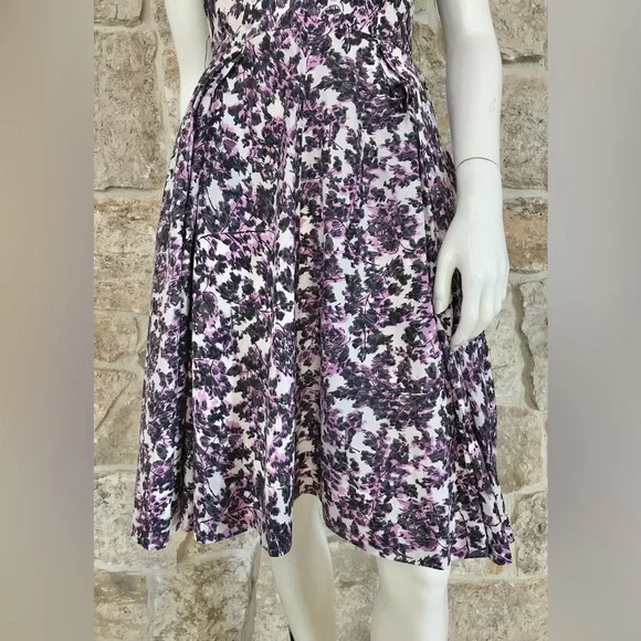 Gorgeous Vintage 1950s 50s Floral Bombshell Dress Full Skirt - Picture 7 of 16